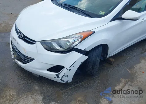 2012 Hyundai Elantra Limited z USA, uszkodzony, nr VIN 5NPDH4AE5CH127183